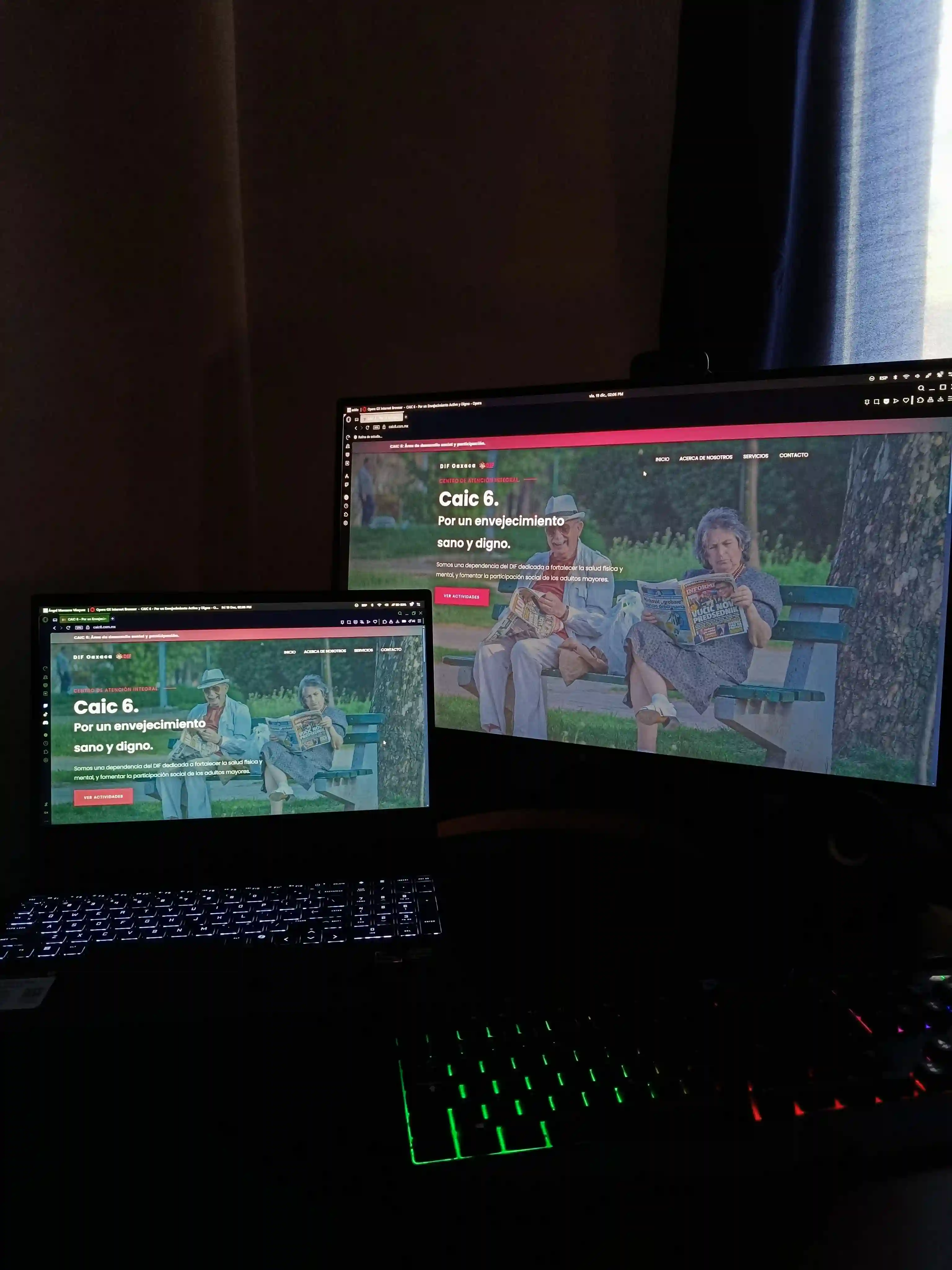 Plataforma web de CAIC 6 DIF - Institución social desarrollada por Tech 117